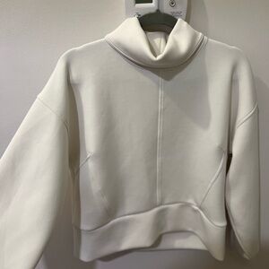 CALIA by Carrie Underwood Cream Cowl Neck Sweater